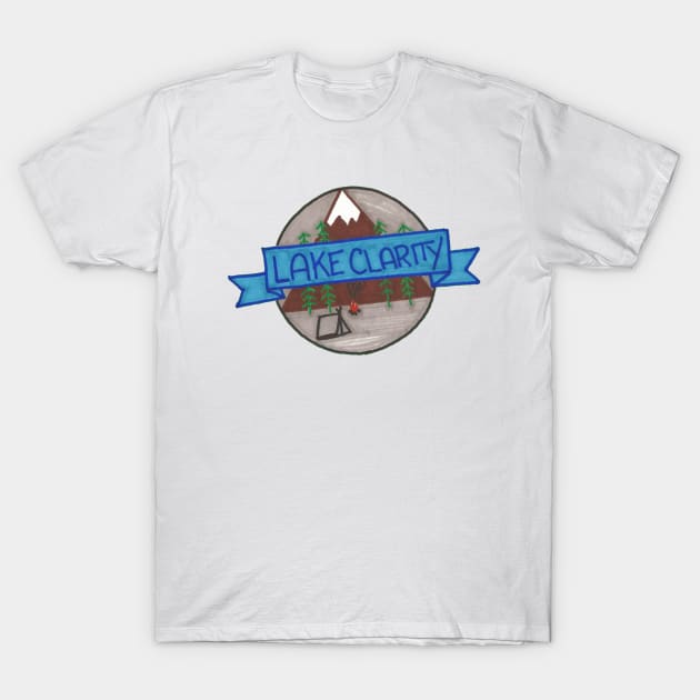 Lake Clarity Campsite T-Shirt by Twintertainment